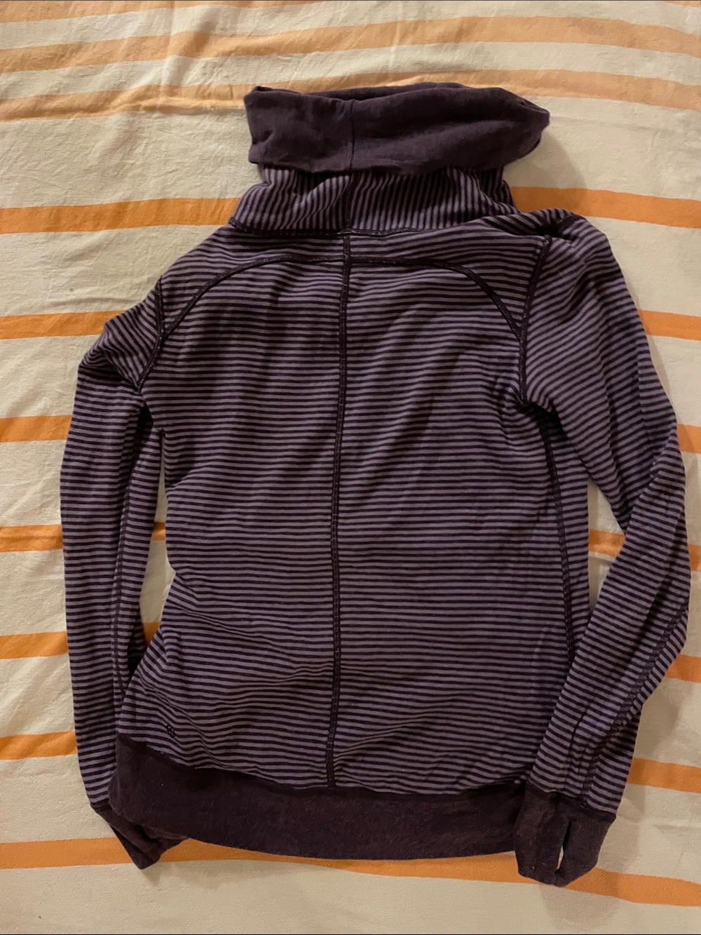 Retro Lululemon Reversible Purple Women's Funnel Neck